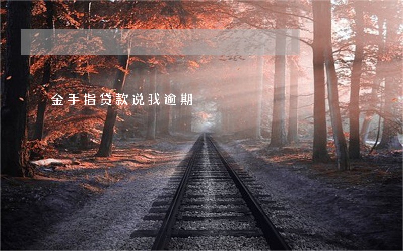 金手指贷款说我逾期 金手指贷款说我逾期