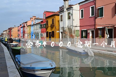 金条4000逾期一个月