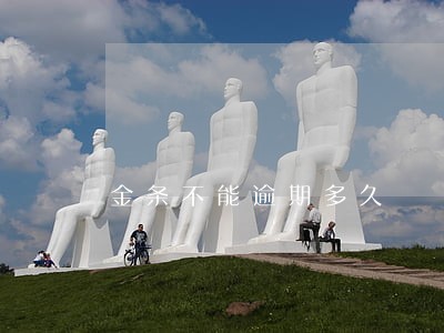 金条不能逾期多久 金条不能逾期多久