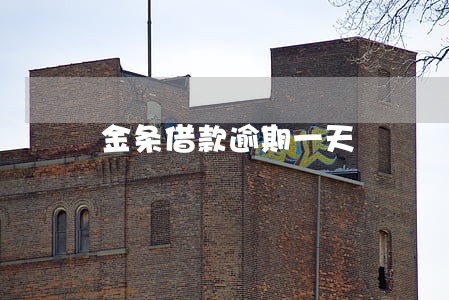 金条借款逾期一天 金条借款逾期一天