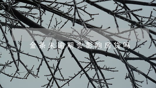 金条未逾期会影响房贷吗 金条未逾期会影响房贷吗