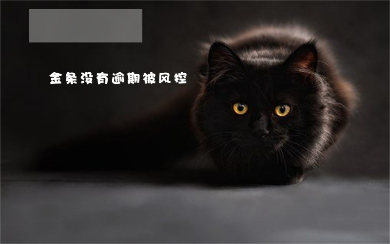 金条没有逾期被风控 金条没有逾期被风控