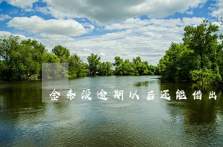 金条没逾期以后还能借出来吗