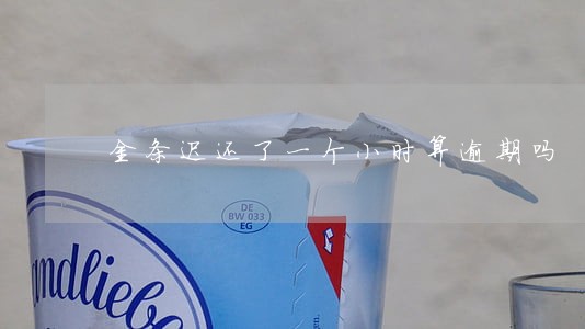 金条迟还了一个小时算逾期吗 金条迟还了一个小时算逾期吗