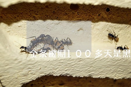 金条逾期100多天是黑户吗 金条逾期100多天是黑户吗