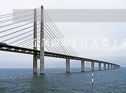 金条逾期10天要上家里 金条逾期10天要上家里