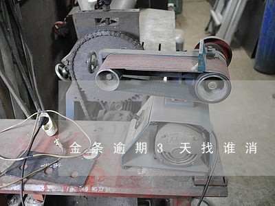 金条逾期3天找谁消 金条逾期3天找谁消