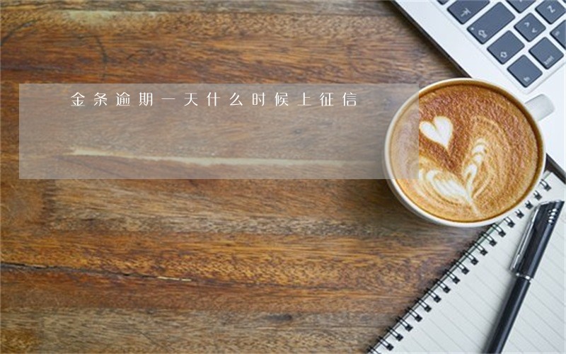 金条逾期一天什么时候上征信 金条逾期一天什么时候上征信