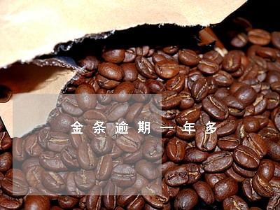 金条逾期一年多 金条逾期一年多