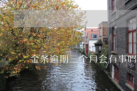 金条逾期三个月会有事吗