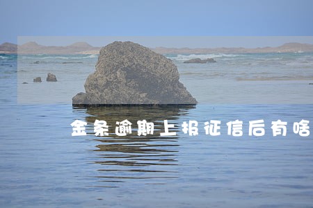 金条逾期上报征信后有啥影响