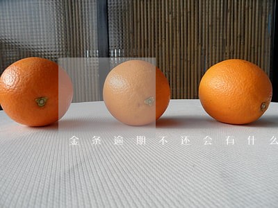 金条逾期不还会有什么后果 金条逾期不还会有什么后果