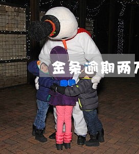 金条逾期两万多会上门吗