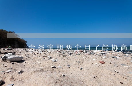金条逾期两个月了能协商吗 金条逾期两个月了能协商吗