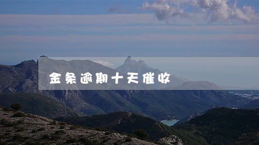 金条逾期十天催收 金条逾期十天催收