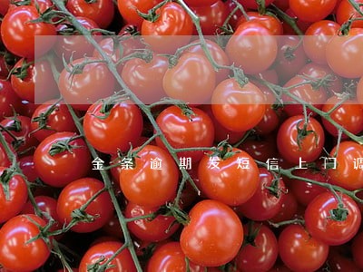 金条逾期发短信上门调查 金条逾期发短信上门调查