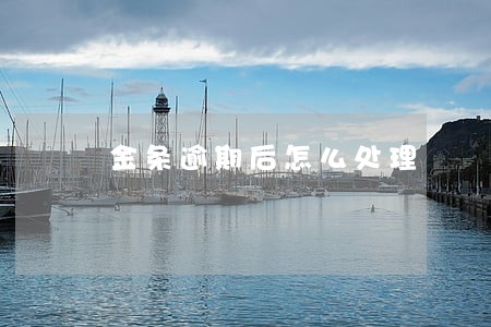 金条逾期后怎么处理 金条逾期后怎么处理