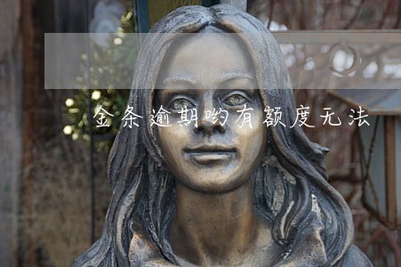 金条逾期哟有额度无法 金条逾期哟有额度无法