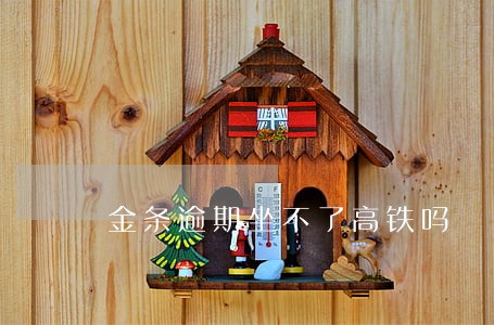金条逾期坐不了高铁吗 金条逾期坐不了高铁吗