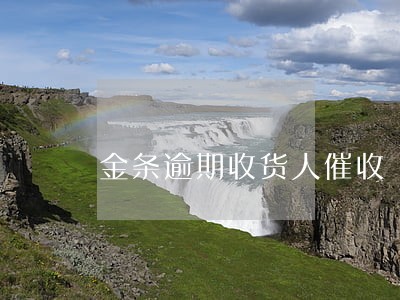 金条逾期收货人催收