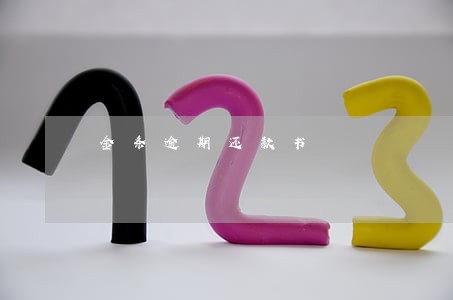 金条逾期还款书 金条逾期还款书