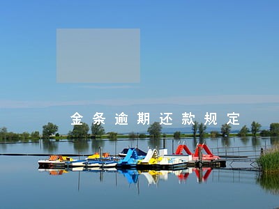 金条逾期还款规定 金条逾期还款规定
