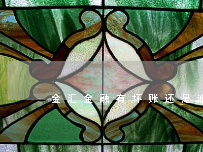 金汇金融有坏账还是逾期