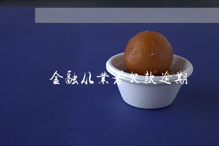 金融从业者欠款逾期 金融从业者欠款逾期