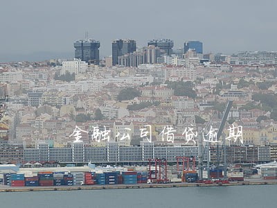 金融公司借贷逾期 金融公司借贷逾期