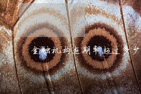 金融机构逾期率超过多少