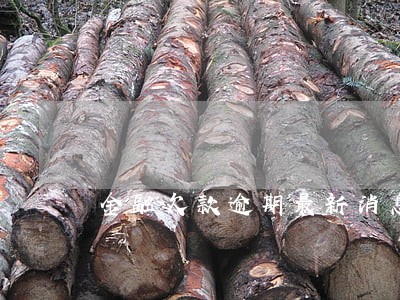 金融欠款逾期最新消息 金融欠款逾期最新消息