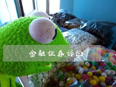 金融证券诉讼