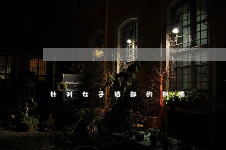 针对女子裆部的刑法 针对女子裆部的刑法