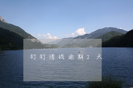 钉钉借钱逾期2天