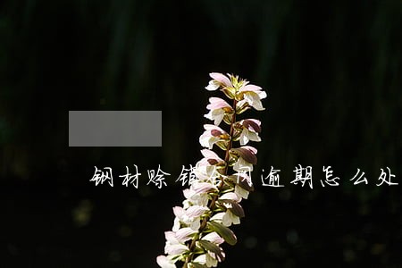 钢材赊销合同逾期怎么处理 钢材赊销合同逾期怎么处理