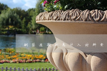 钢筋逾期利息计入材料费吗 钢筋逾期利息计入材料费吗