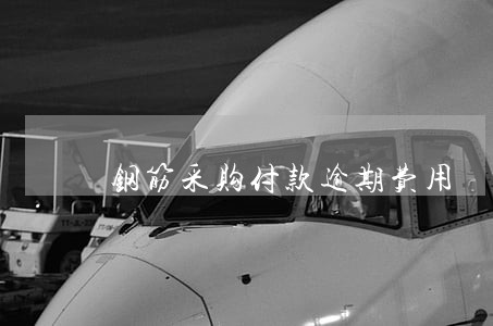 钢筋采购付款逾期费用 钢筋采购付款逾期费用