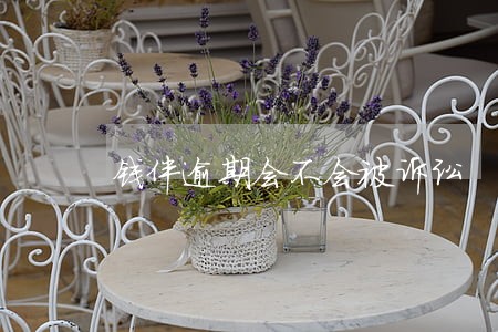 钱伴逾期会不会被诉讼 钱伴逾期会不会被诉讼
