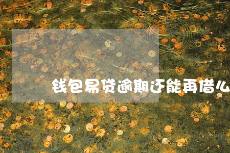 钱包易贷逾期还能再借么 钱包易贷逾期还能再借么