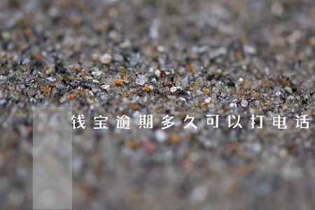 钱宝逾期多久可以打电话