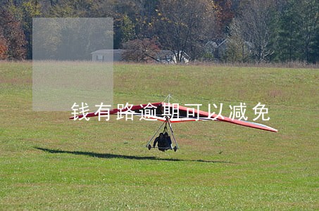 钱有路逾期可以减免 钱有路逾期可以减免