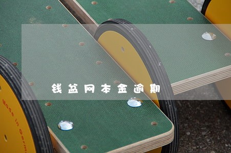 钱盆网本金逾期 钱盆网本金逾期
