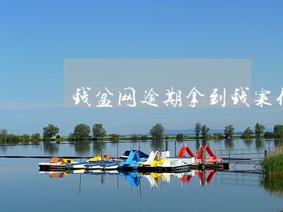 钱盆网逾期拿到钱案例 钱盆网逾期拿到钱案例