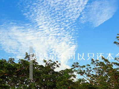 钱站可不可以只还本金