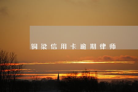 铜梁信用卡逾期律师 铜梁信用卡逾期律师