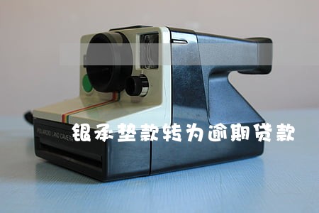 银承垫款转为逾期贷款 银承垫款转为逾期贷款