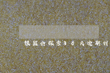 银监会探索30天逾期划入不良 银监会探索30天逾期划入不良