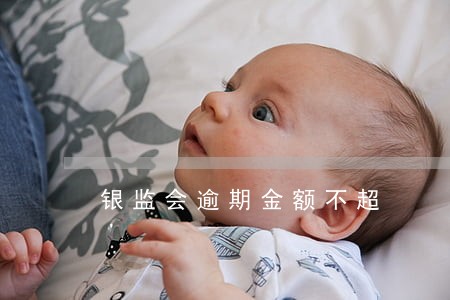 银监会逾期金额不超 银监会逾期金额不超