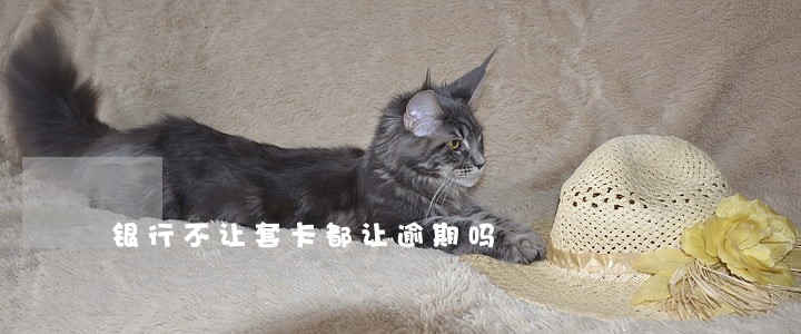 银行不让套卡都让逾期吗 银行不让套卡都让逾期吗
