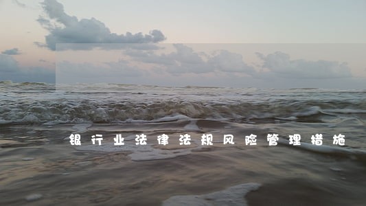 银行业法律法规风险管理措施